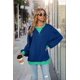thumbnail image 2 of Camisetas de Larga para Mujer Azul Brillante XL, 2 of 7