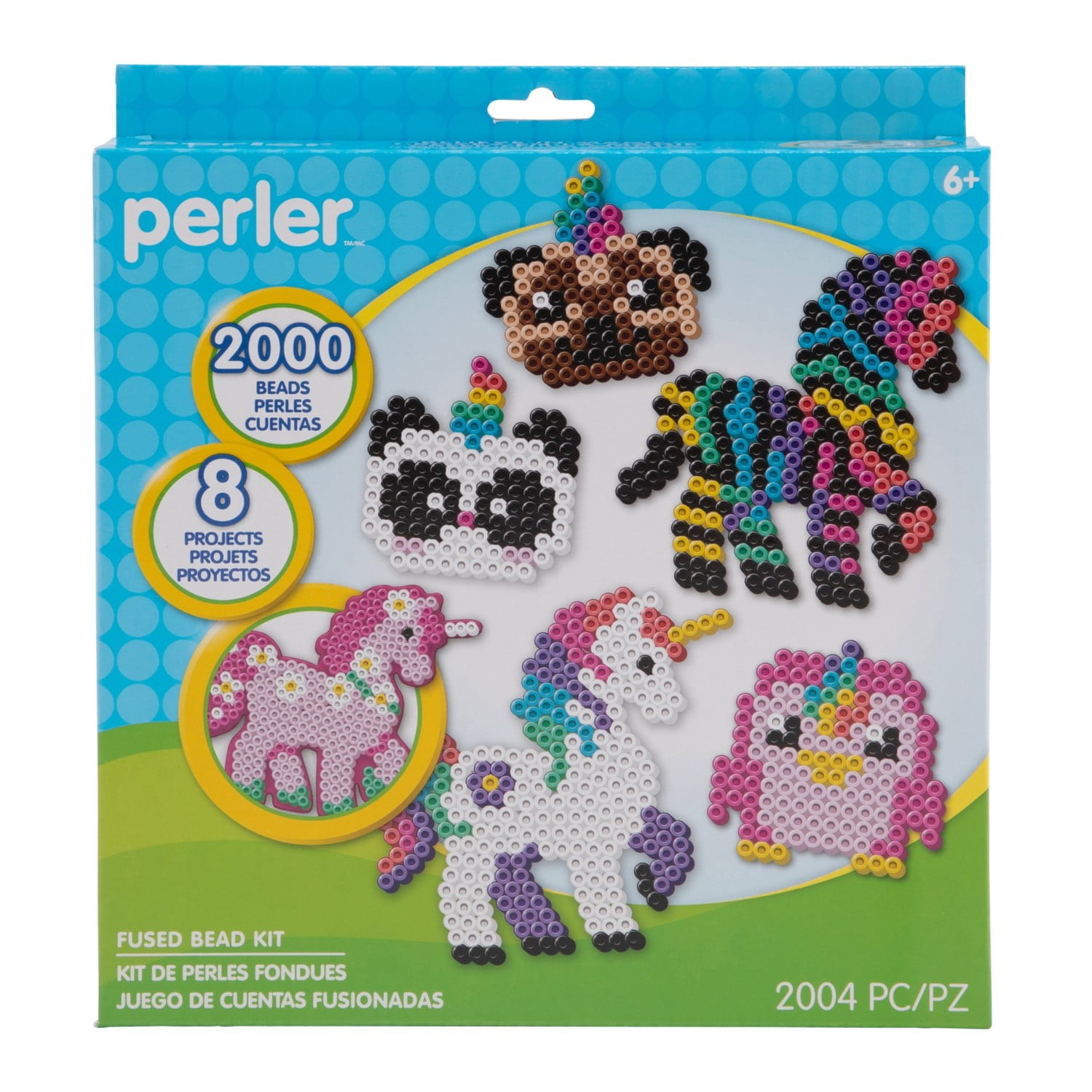 Perler Believe in Magic Unicorn & Panda Jigsaw Puzzle Box Set