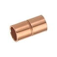 thumbnail image 3 of Uxcell 6.35mm Straight Copper Pipe Coupling Connecting Adapter Joint for Plumbing, 3 of 5