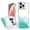 Green, variant on Case For IPhone 17 Pro 6.3-inch, Bright Color Glitter Gradient Frame Holder Slim Magnetic Phone Case [Compatible With MagSafe ] Hard Back & Soft TPU Bumper Shockproof Protective Cover,Red