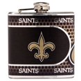 thumbnail image 1 of New Orleans Saints Stainless Steel 6 oz. Flask with Metallic Graphics, 1 of 1