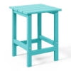 thumbnail image 2 of WestinTrends Highland 12-Piece HDPE Outdoor Patio Furniture Adirondack Chair Conversation Table Set, Turquoise, 2 of 15