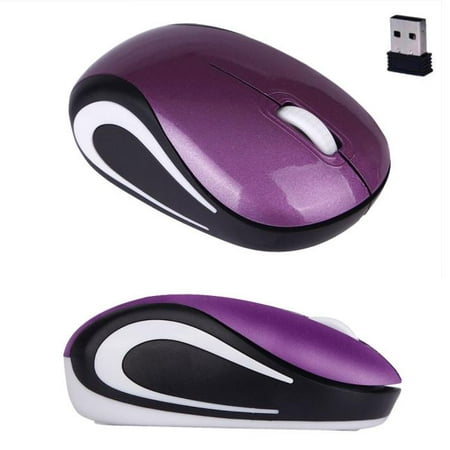 Cute Mini 2.4 GHz Wireless Optical Mouse Mice For PC Laptop Notebook