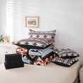 thumbnail image 4 of Baseball Bed in a Bag King Size Comforter Set 7 Pieces,Indian Tribe Arrow Aztec Bedding Set Western Geometric Sheet Set with Comforter,Softball Sports Ball Game Bed Set, 4 of 5