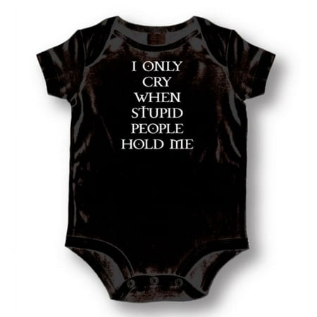 

LA Imprints Unisex Baby Attitude Romper - Stupid People