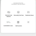 thumbnail image 3 of Belly Band,Wear Resistant Nylon Rubber Concealed Waist Belt with Hook and Loop for Phone Wallet ID Card, 3 of 7