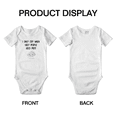 thumbnail image 3 of I Only Cry When Ugly People Hold Me Cute Baby Boy Gril Newborn Clothes, 3 of 5