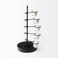 thumbnail image 2 of Mercana Jaran Black Metal Five Armed Tealight Table Candle Holder, 2 of 4