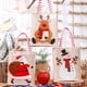 thumbnail image 2 of Bolsa de regalo de arpillera de 3 uds., bolsa de regalo de dulces para niños con bordado tridimensional, bolsa de mano de Papá Noel de Color creativo, 2 of 4