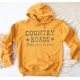 thumbnail image 5 of COUNTRY ROAD TAKE ME HOME Graphic Unisex Fleece Hooded Sweatshirt, 5 of 9