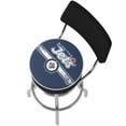 thumbnail image 5 of Trademark Gameroom Winnipeg Jets Logo Bar Stool with Back Rest, 5 of 5