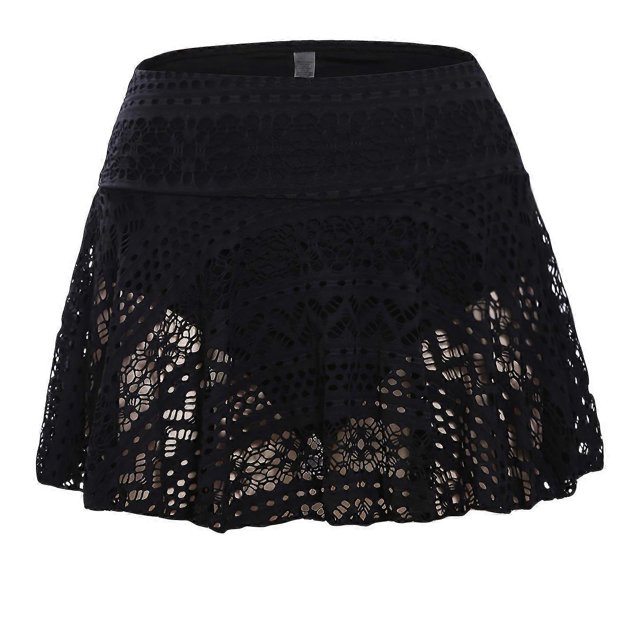 Lace swimming trunks for women multicolor sexy hollow and lined briefs