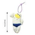 thumbnail image 3 of Cute Keychain Toy Absurdly Adorable Bag Charm Weirdly Lovable Stuffed Animal for All Occasions, 3 of 6