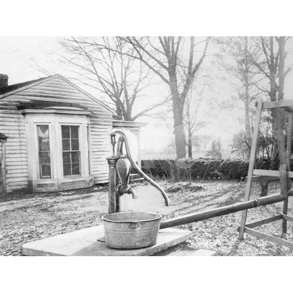 Water Pump at Helen Kellers Birthplace, Unframed Photographic Print Wall Art Sold by Art.Com