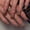B4, variant on YTTAL Buy 2 Get 1 Free Matte Navy Blue Press On Nails, Medium Almond Fake Nails with Silver Stripe Rhinestone Design, Reusable Acrylic False Nails with Jelly Glue Nail File Buffer