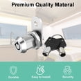 thumbnail image 3 of HAHDAXIA 3 Pack Cabinet Locks with Keys, 5/8"(17mm) Cam Lock Keyed Alike, Secure Rv Locks for Storage Door RV Compartment Mailbox File Tool Box Replacement Locks, Zinc Alloy, 3 of 7