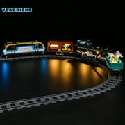 YEABRICKS Led Lighting Kit Compatible with Legos City Freight Train 60336 Building Set(Not Include the Building Set)