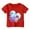 Red, variant on Trendfront Girls Dino Tees Crewneck Cartoon Dinosaur Heart Print Short Sleeve T-Shirts Summer Cute Clothing Outfits Pullover Everyday Wear