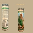 thumbnail image 4 of Saint Jude Devotional Candle - Vela para rezar San Judas Tadeo - Pack of 2 Candles 8" - paquete 2 velas de 8", 4 of 7