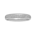 thumbnail image 3 of Womens 4MM Tungsten Satin Finished Slash Wedding Band - Womens Ring, 3 of 4