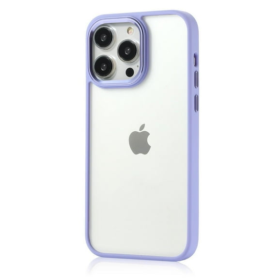 CASELIX iPhone 13 Pro Max Case Clear Heavy-duty, Cute Case for iPhone 13 Pro Max, Anti-Scratch Hard PC Slim Fit Shockproof Protective Phone Cases for iPhone 13 Pro Max, Lilac Purple