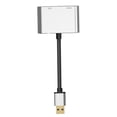 thumbnail image 1 of Cable Adaptador de Conversión 2 en 1 Hugo de USB 3.0 a VGA 1080P Plateado, 1 of 9