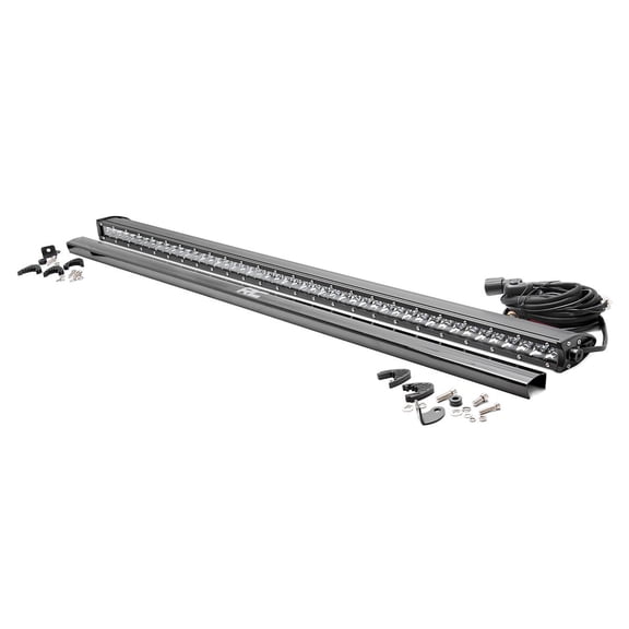 Rough Country 6" Black Series Single Row CREE LED Light Bars | Pair - 70706BL