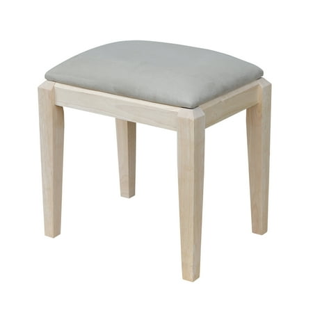 International Concepts Home Accents Unfinished Vanity Bench