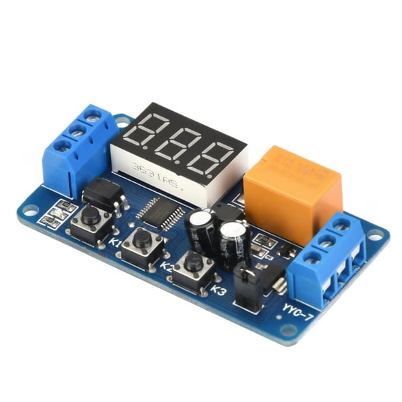 Timer Switch Module, Adjustable Timer Module,Adjustable Cycle Timer Control Relay Time Delay Switch Module 3V 3.7V 4.5v 5v 6v 7.4V Imer Relay Programmable Delay Relay Module Cycle Timer