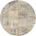 thumbnail image 1 of Ahgly Company Machine Washable Indoor Round Contemporary Wheat Beige Area Rugs, 8' Round, 1 of 7