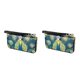 thumbnail image 4 of Qarigey Monedero de mujer elegante reemplazo impermeable foto Clip elegante billetera Notecase regalo de cumpleaños con cordón tipo azul Azul Tipo 3 2Conjunto, 4 of 6