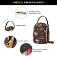 thumbnail image 4 of FORMRS Crossbody Bag for Women Quilted Travel Shoulder Cell Phone Purse with Chain Strap Handbag, Chocolate Cakes, 4 of 7