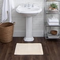 thumbnail image 5 of Mohawk Home Regency Plush Stain/Fade Resistant Non-Slip Machine Washable Bath Mat, Parchment, 1'5" x 2', 5 of 9