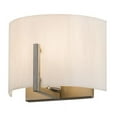 thumbnail image 3 of Meyda 187822 9 in. Cilindro Burbank Wall Sconce - White & Gold, 3 of 3