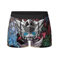 thumbnail image 3 of Ropa interior para hombre, bóxer de seda con diseño de gatos de batalla, calzoncillos para hombre, bragas para hombre, bóxers cortos, 3 of 5