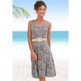 thumbnail image 2 of LASCANA Women's Sleeveless Paisley Dress Beading, 2 of 5