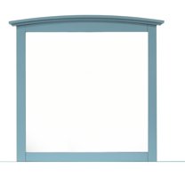 37 in. x 35 in. Classic Rectangle Framed Dresser Mirror - Teal