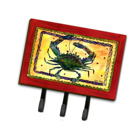 Carolines Treasures 8058TH68 Crab Leash or Key Holder Triple Hook multicolor