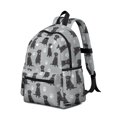 thumbnail image 2 of Labrador Retriever and Dog Paw Print Backpack for School, Cute School Bag with Adjustable Shoulder Straps and Padded Back, 13.4"x11"x4.7", 2 of 3