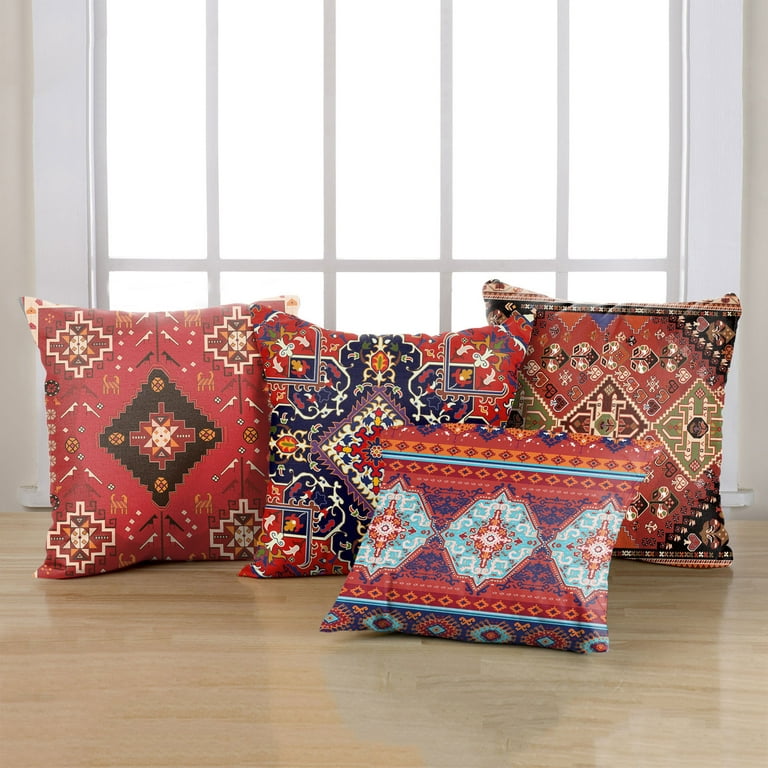 Pillow Cover, Decorative Pillow, Turkish Rug Pillow, Couch Pillow