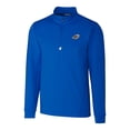 thumbnail image 2 of Men's Cutter & Buck Blue Akron RubberDucks Traverse Stretch Quarter-Zip Pullover Top, 2 of 3