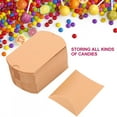 thumbnail image 2 of Caja de dulces de boda de papel Kraft de 50 piezas, bolsa de regalo con forma de almohada linda para fiesta de cumplea?os de Baby Shower Caja de dulces Spptty no, 2 of 7