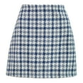 thumbnail image 2 of Wowcloth Women's Versatile Woolen Skirt Sexy High Waist Retro Skirt Dress Plaid A-line Short Trendy Casual Skirt Dresses,, 2 of 7