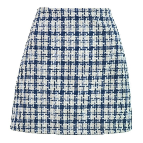 Cavosen Wool Skirts for Women High Waist Mini Skirts A Line Solid Short Skirts Trendy Casual Office Skirt