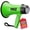 Green, variant on Pyle 30W Rechargeable Megaphone Bullhorn – USB-C PA Speaker with 1000-Yard Range, Voice Recorder, Playback, Voice Effects, AUX Input & Siren (Teal)