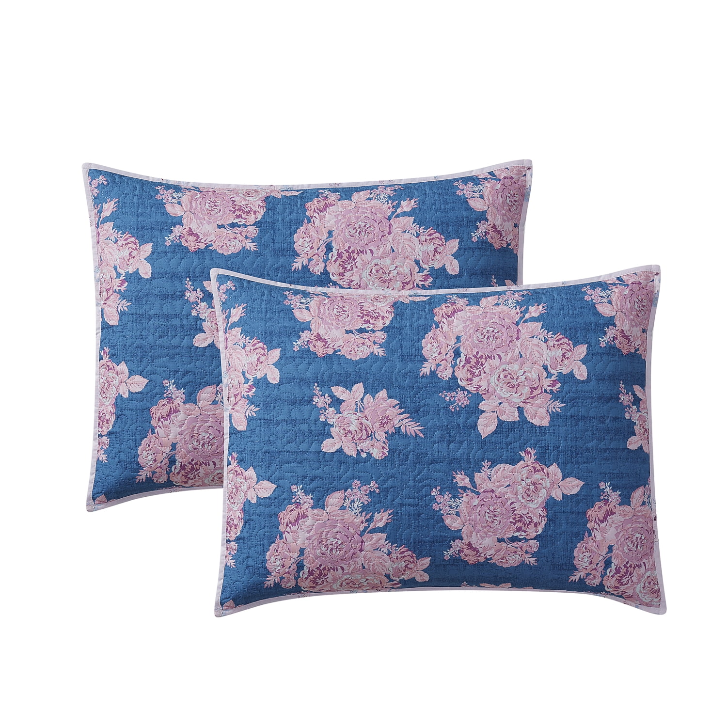 Simply Shabby Chic Manor Floral Quilt Set, Full/Queen (4-Piece)