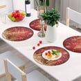 thumbnail image 6 of Ryvnso Christmas Trees Round Plate Mats Dining Table Placemat 1 Piece for Holiday Decoration, 6 of 7