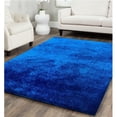 thumbnail image 1 of Amazing Rugs A1012-57 5 x 7 ft. Fuzzy Shaggy Hand Tufted Area Rug in Electro Blue, 1 of 1