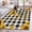 yellow, variant on 3'x5' Area Rugs, Sunflower Checked Indoor Outdoor Area Rug for Living Room Bedroom, Vintage Garden Floral Bees Farmhouse Washable Bathroom Rugs Kitchen Floor Carpet Mats Home Decor Aesthetic