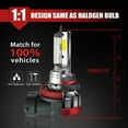 thumbnail image 3 of LED Fog Light 12W High Power 3000K Yellow 4000 Lumens For Cars Trucks DRL Bulbs Replacement, 3 of 4